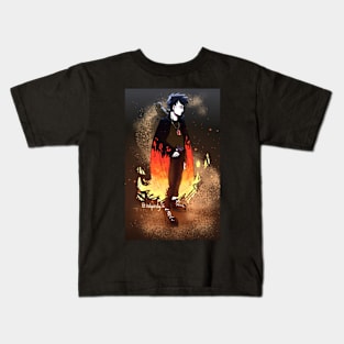 morpheus flame cloak Kids T-Shirt